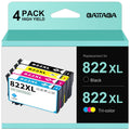 822XL Ink Cartridge  for Epson 822XL 822 XL T822XL for Workforce Pro WF-4830 WF-3820 WF-4834 WF-4820 Printer (Black, Cyan, Yellow, Magenta, 4-Pack)