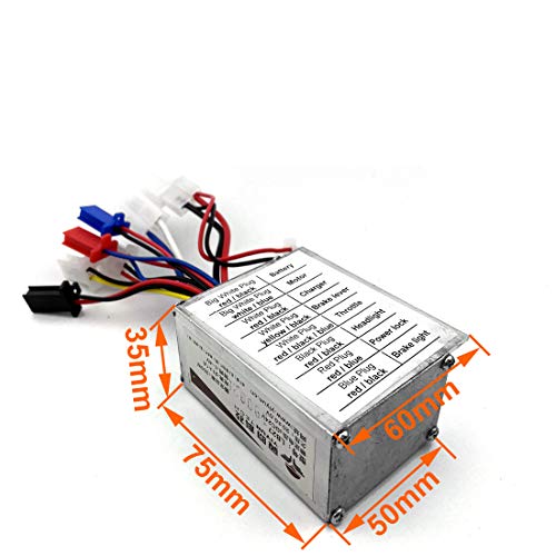 L-faster 250W Brush Motor for Bicycle Accelerator with Key Switch and Voltage Simple Motor KIT for DIY E-Bike