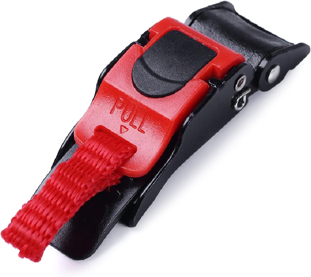 Plastics Speed Clip Quick Release Chin Strap Button Pull Buckle Helmet Clip Replacement, 1 set of 2