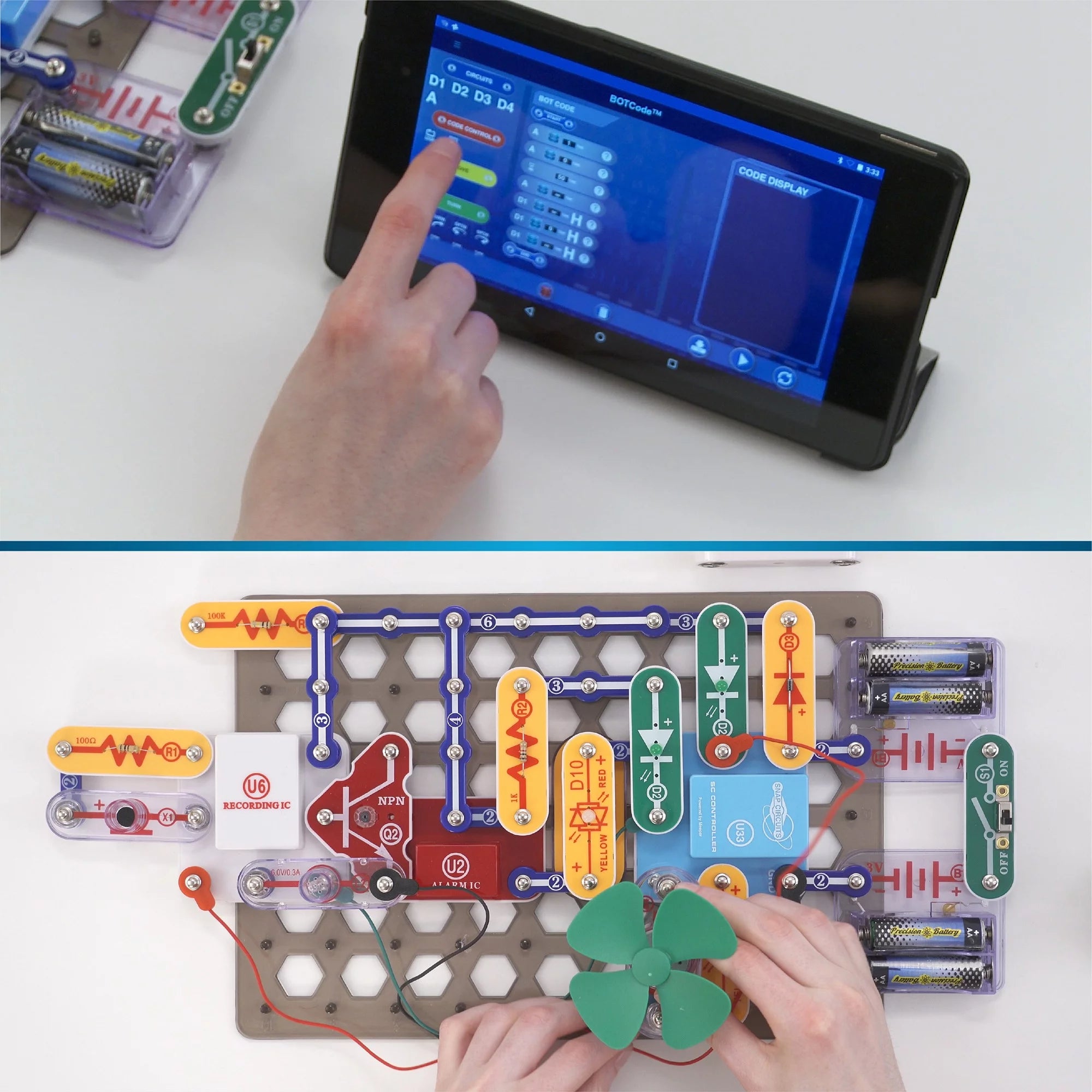 Snap Circuits Explore Coding, STEM Building Toy for Ages 8 to 108