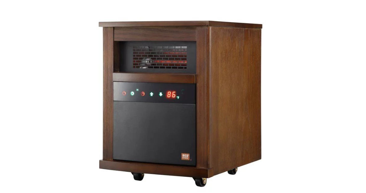 RedStone 1,500 W Portable Electric Infrared Heater with Cabinet