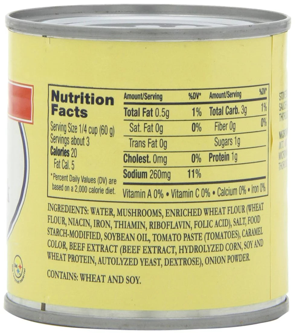 Giorgio Dawn Fresh Mushroom Steak Sauce, 6-Ounce (Pack of 12)