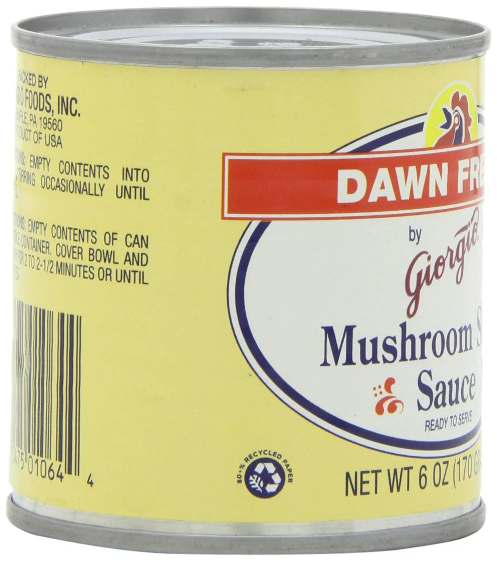 Giorgio Dawn Fresh Mushroom Steak Sauce, 6-Ounce (Pack of 12)