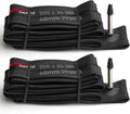 Fincci Bike Inner Tube 700x35c / 32c / 38c - Presta Valve Inner Tubes 48mm for Cycle Bicycle Bike Tire - Pack of 2