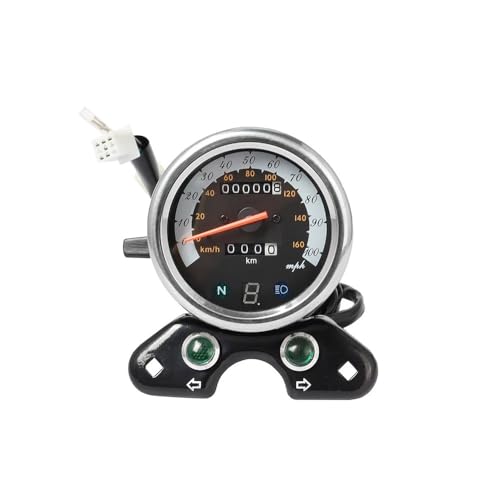 Motorbike Speedometer 1PC Motorcycle Odometer Speedometer Meter Gear Digital Display DC12V Universal for for SU&ZUKI for Cafe Racer