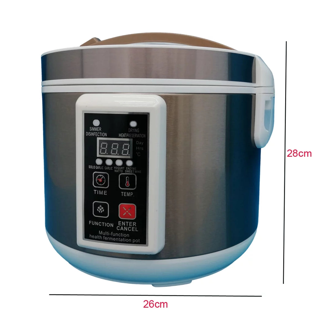 INTBUYING 5L/6L Multi-Functional Fermenter for Black Garlic Yogurt Enzyme Natto Wine Fermenting