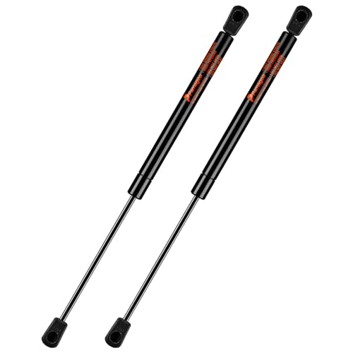 PAMAGOO 12 inch Gas Strut 14 inch Gas Spring 17 inch Shock Lift for A.R.E Leer Camper Shell Window Canopy Door Pickup Truck Cap RV Door Weatherguard Toolbox Lid(2 Pack)