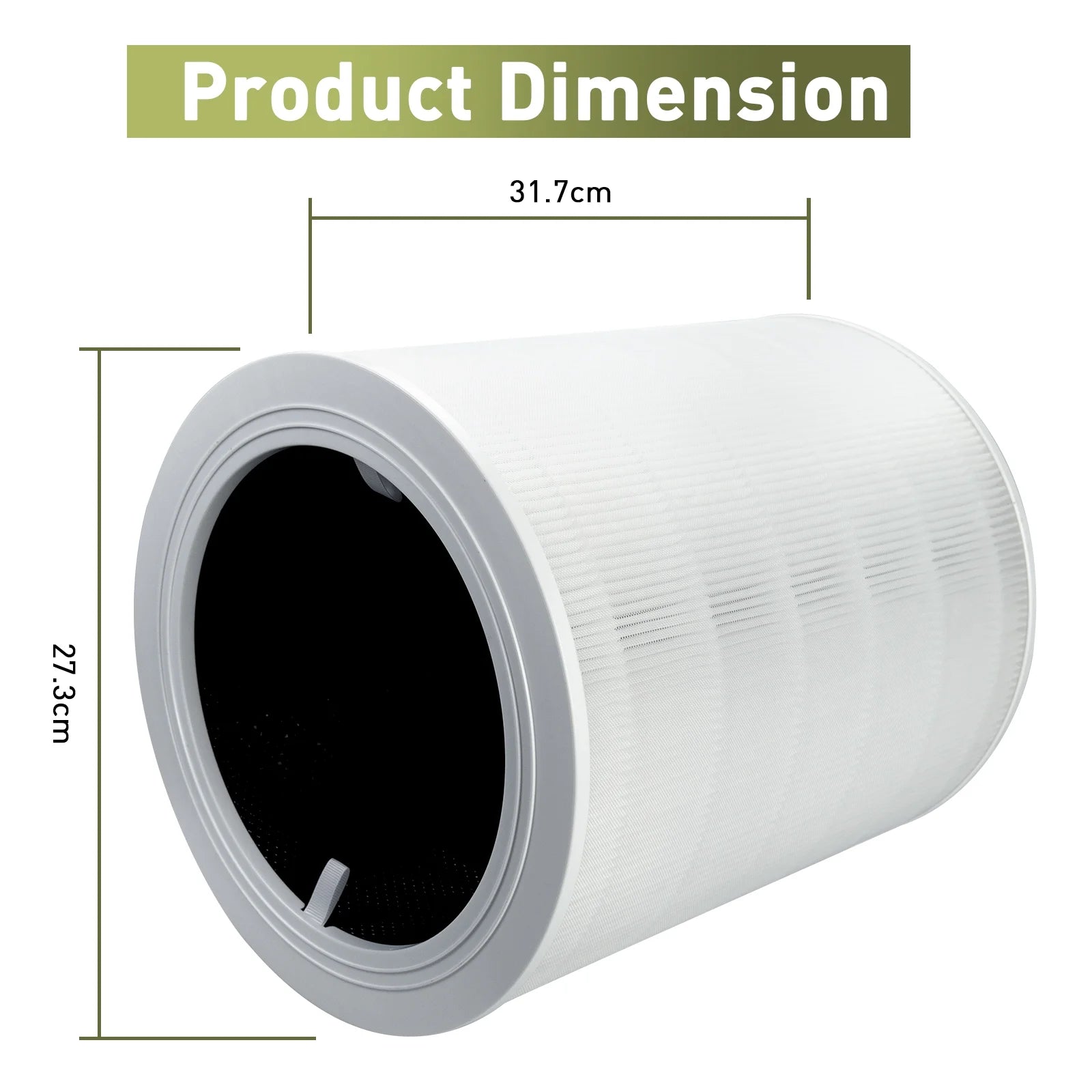 1 Pack Core 600S Replacement Filter Compatible with LEVOIT Core 600S Air Purifier, 3-in-1 H13 True HEPA Filter, High-Efficiency Activated Carbon, Compared to Part #Core 600S-RF, White