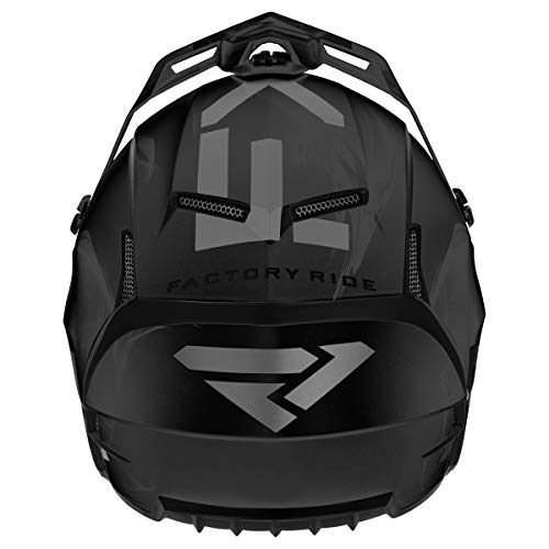 FXR Clutch Smoke Snowmobile Helmet Dual Density EPS Quick Release Black Ops - FMVSS 218