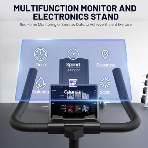 Exercise Bike, Stationary Bikes for Home Indoor Cycling Bike Cycle Bike with Digital Display & Comfortable Seat Cushion