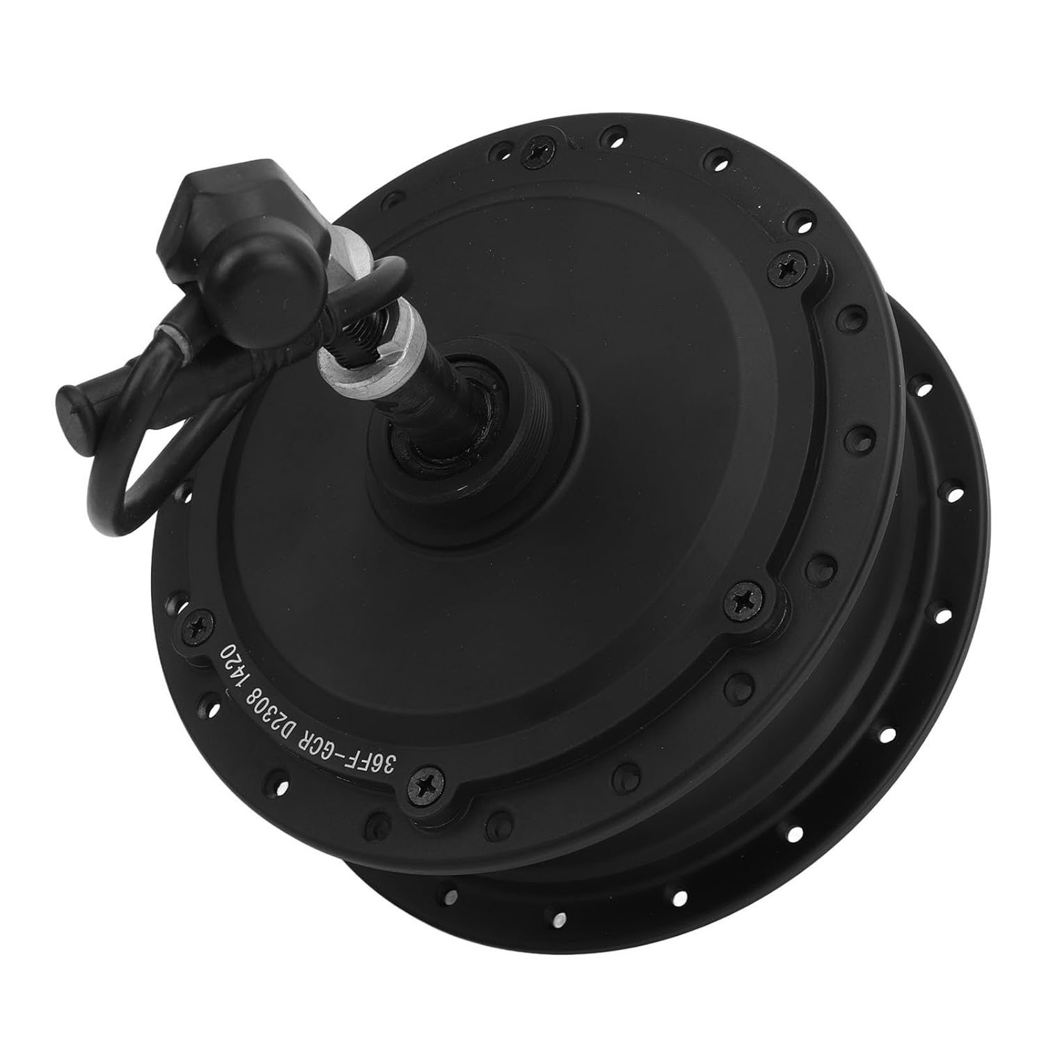 36V 500W Rear Wheel Hub Motor, Waterproof Electric Bicycle Bike Gear Hub Motor Mountain Bike Lithium Battery Conversion 9 Pin Wire Brushless Geared