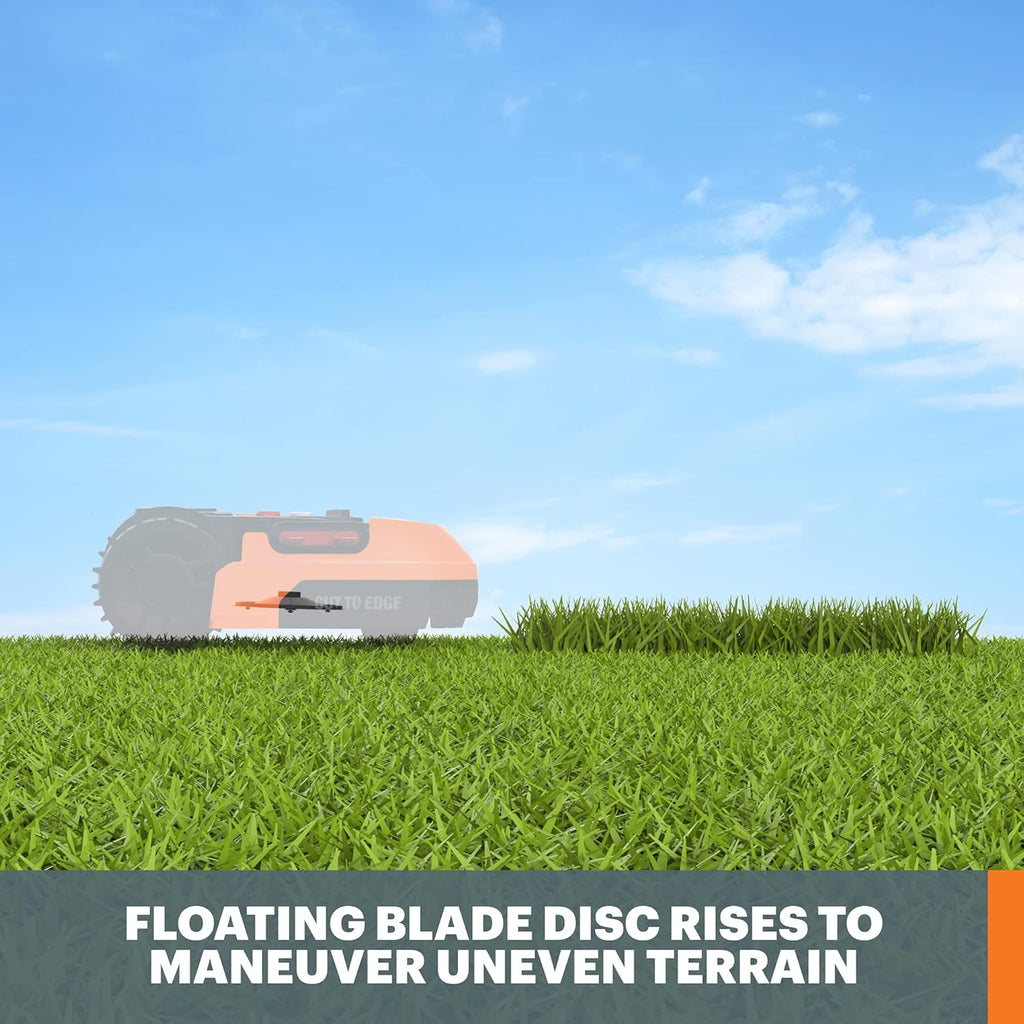 Worx WR165 Landroid S 1/8 Acre Robotic Lawn Mower (Battery & Charger Included)