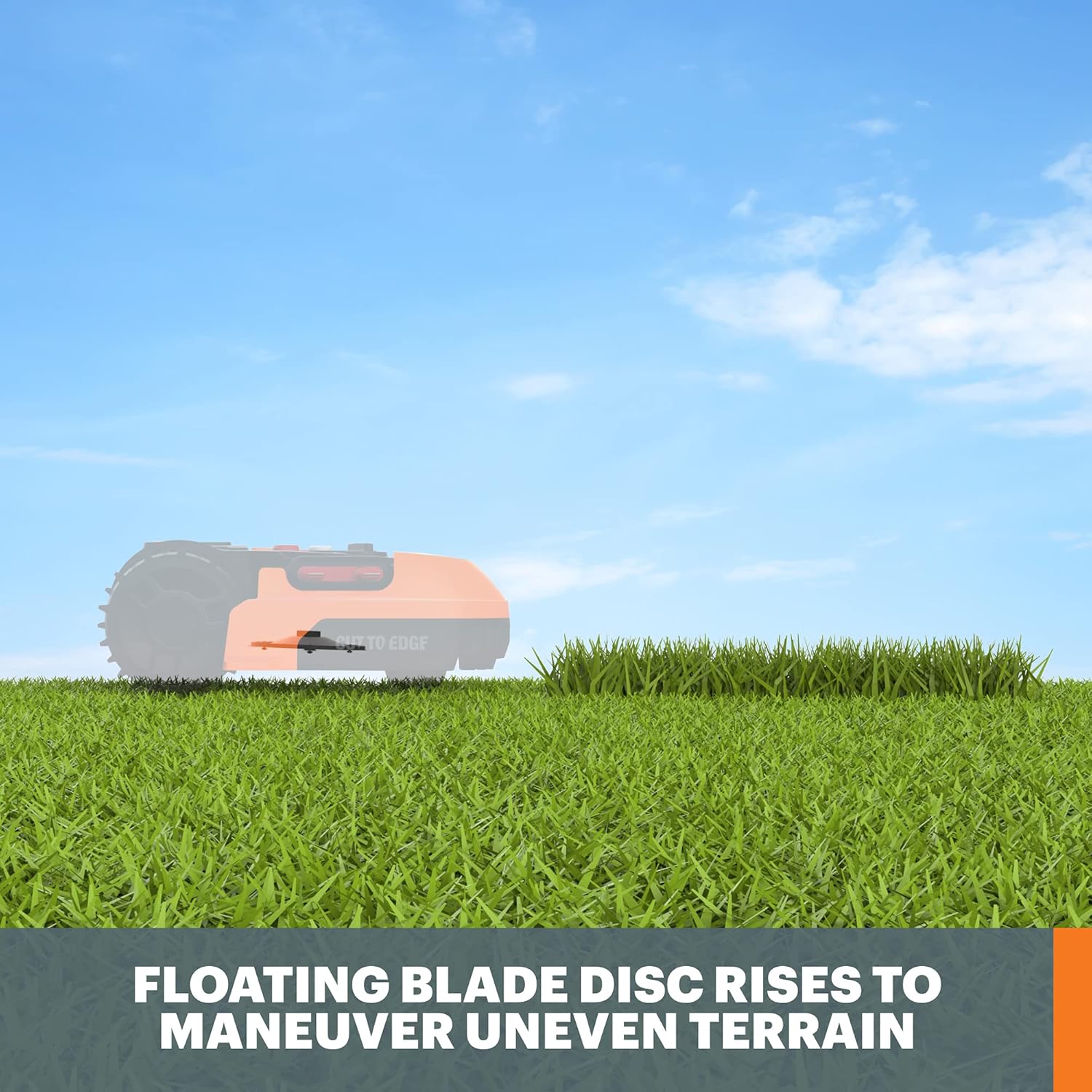 Worx WR165 Landroid S 1/8 Acre Robotic Lawn Mower (Battery & Charger Included)