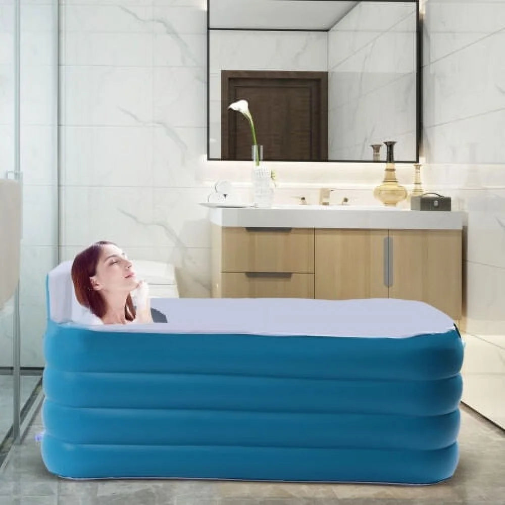 Foldable Portable Modern Automatic Blow Up Bathtub PVC Inflatable Adult Bath Tub