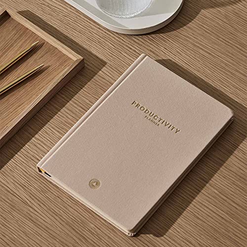 Intelligent Change 3-Month Productivity Planner 2024, Productivity Tools for Time Management & Mindfulness, Daily Planner To Do List, A5 Undated Quarterly Planner (Black)