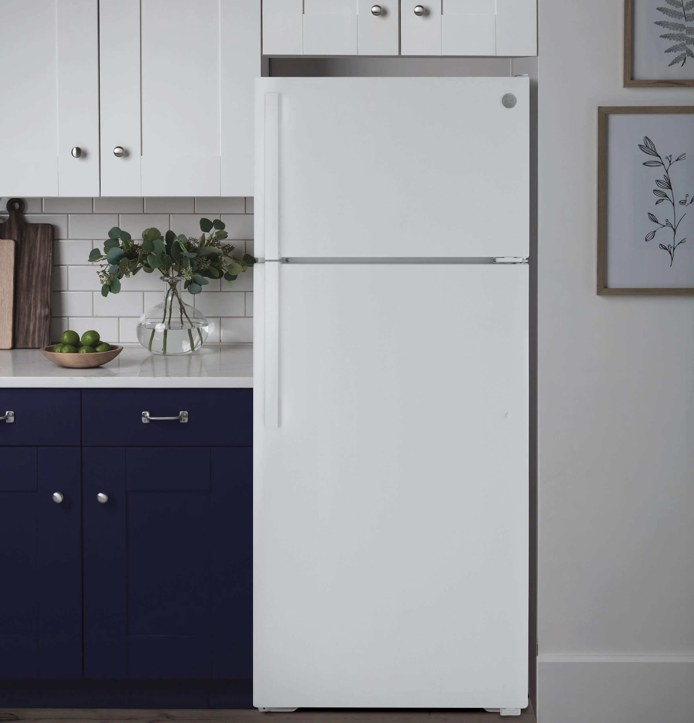 GE® ENERGY STAR® 15.6 Cu. Ft. Top-Freezer Refrigerator