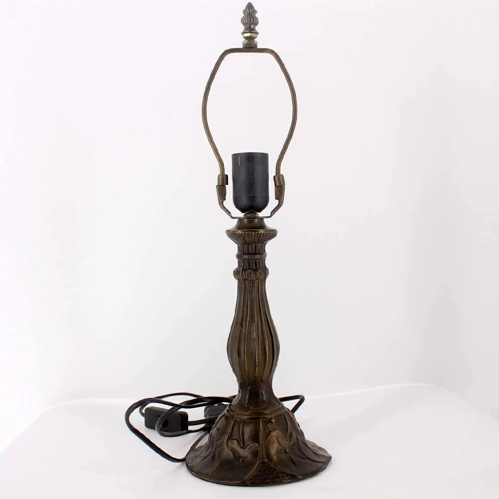 Tiffany Lamp Table Lamp Sea Blue Stained Glass Dragonfly Style Luxurious Boho Banker Memory Lamp Sympathy Nightstand Reading Desk Light 18" Tall Bedside Bedroom Living Room Farmhouse Hotel