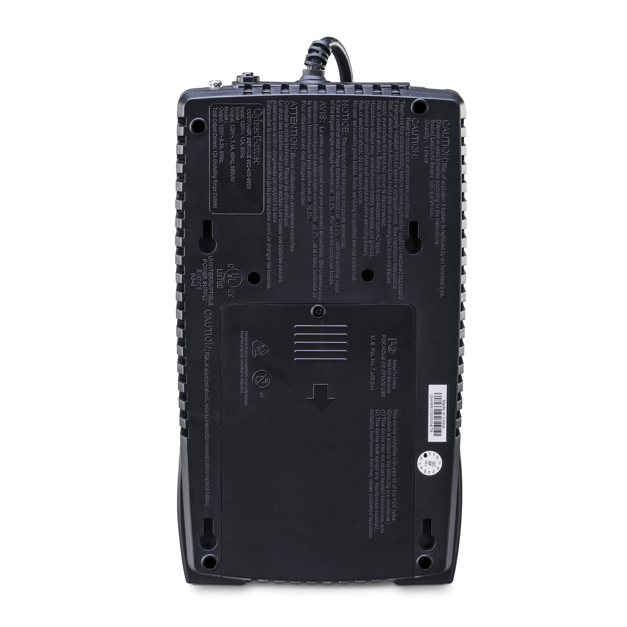 CyberPower EC650LCD 8 Outlet Battery Backup UPS System