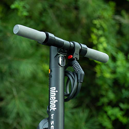Segway Ninebot Password Cable Lock for Bikes and Scooters, Black