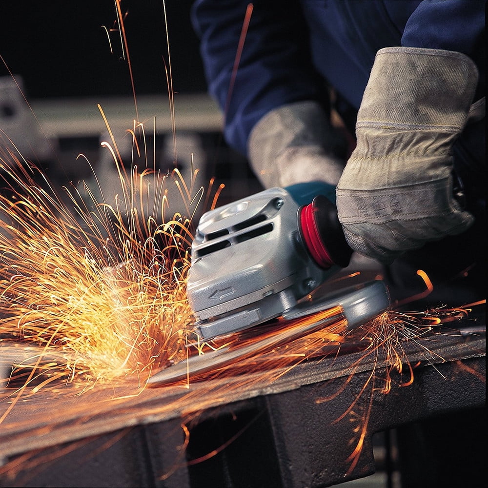 Restored Bosch GWS13-50VS-RT 13 Amp 5 in. High-Performance Variable Speed Angle Grinder (Refurbished)