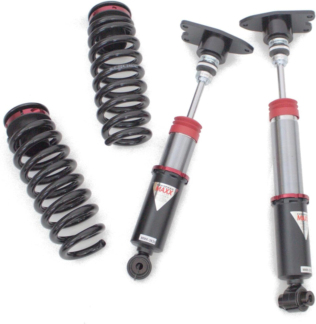 Godspeed MMX2320-AWD-B MAXX Coilovers Lowering Kit, Fully Adjustable, Ride Height, 40 Damping Settings, compatible with BMW 3-Series xDrive (F30/F31/F34) 2013-15 (3-Studs)