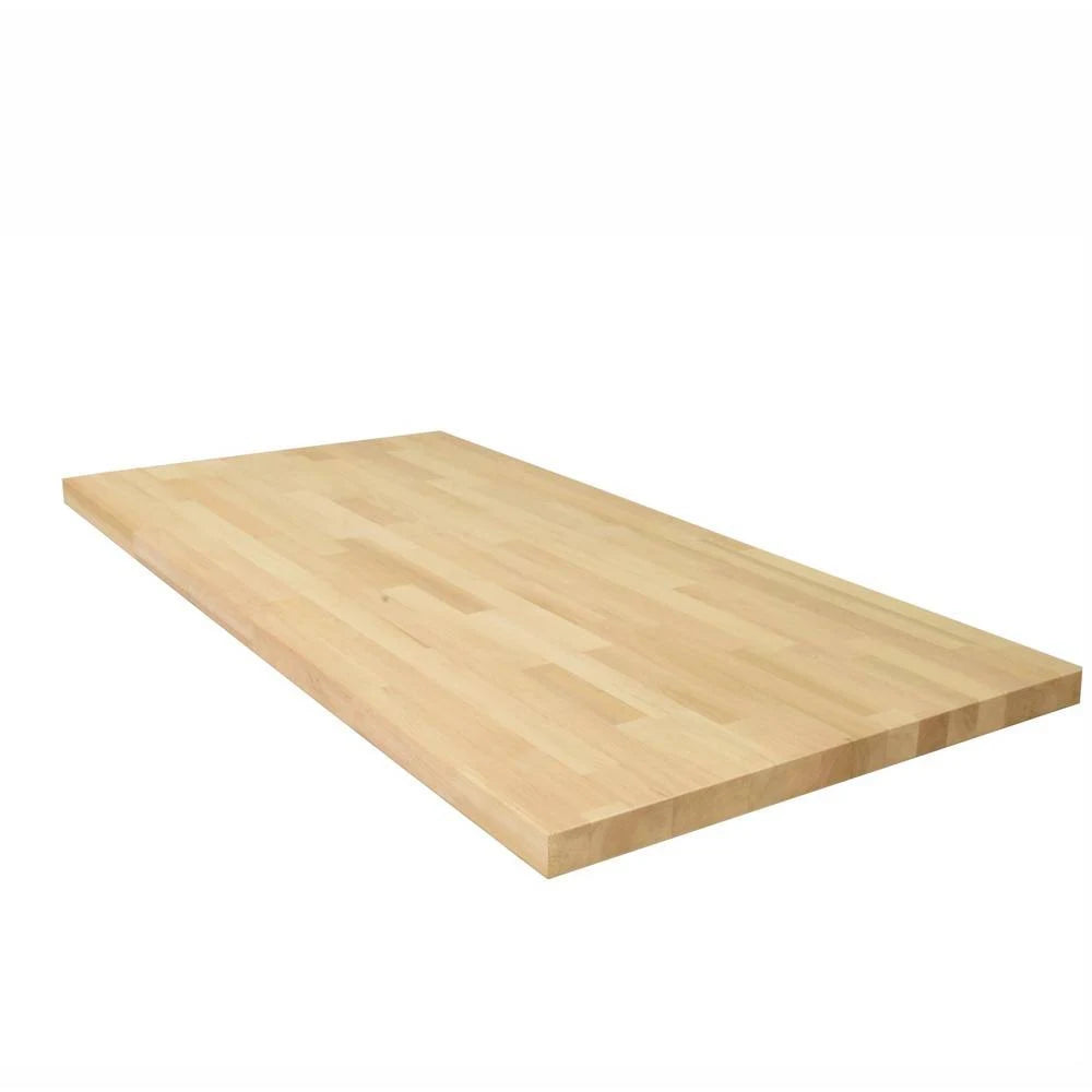 Hardwood Reflections Unfinished Alder 8 ft. L x 25 in. D x 1.5 in. T Butcher Block Countertop