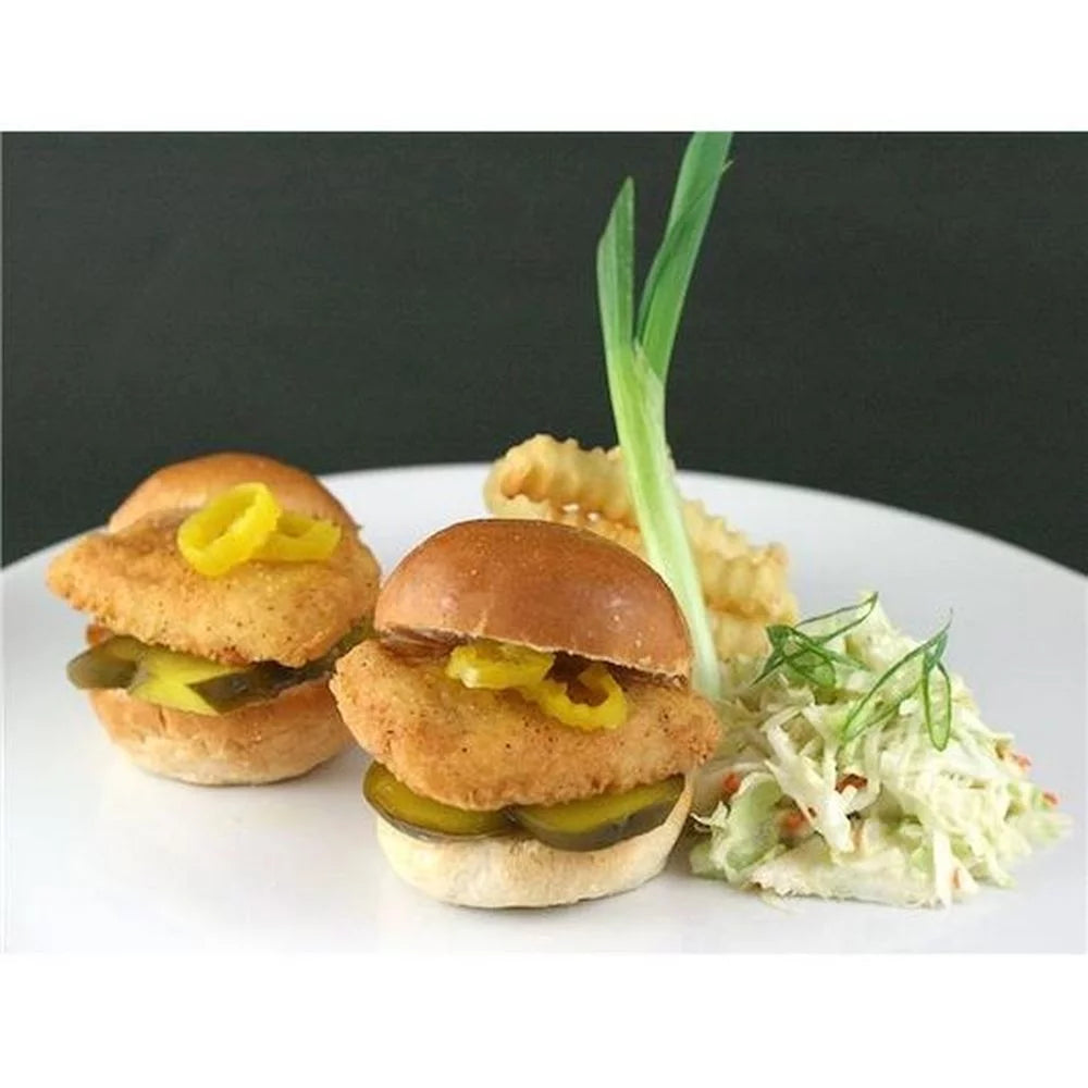 Brakebush Perfect Answers Country Style Portioned Breaded Chicken Breast Slider, 5 Pound -- 2 per case