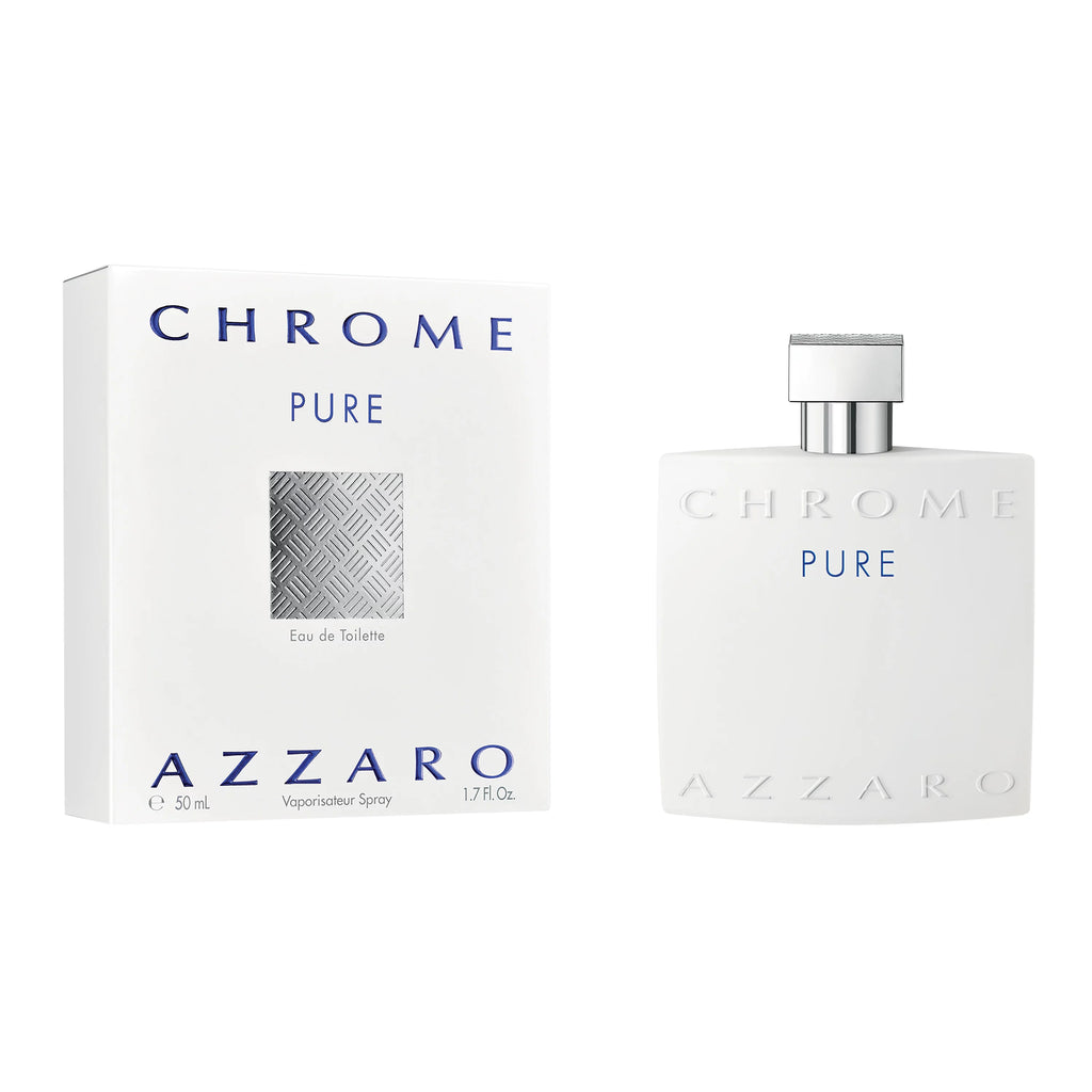 Azzaro Chrome Pure Eau de Toilette Fragrance Spray for Men, 1.7 fl oz
