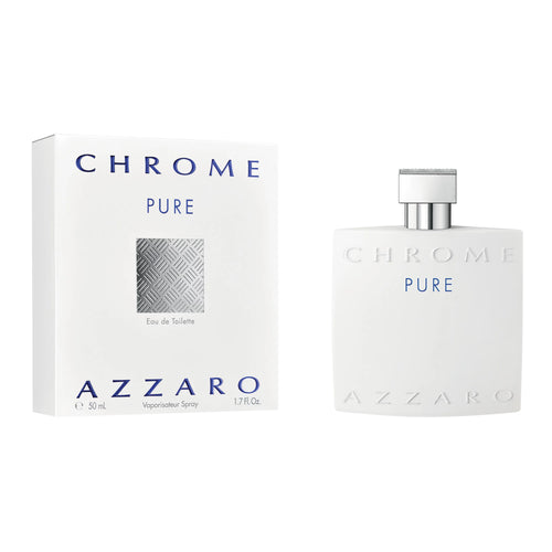 Azzaro Chrome Pure Eau de Toilette Fragrance Spray for Men, 1.7 fl oz