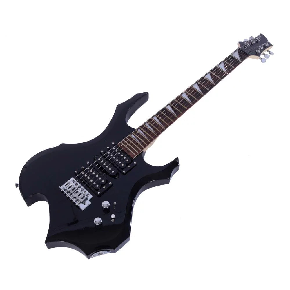 GoDecor Adult Professional Electric Guitar With Bag Pick and More,Black