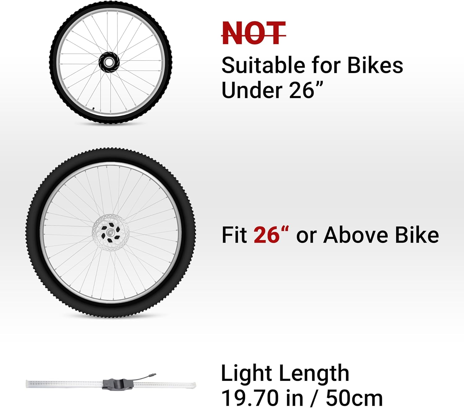 Himiway LED Bike Wheel Lights DIY Bicycle Wheel Lights Waterproof Bike Spoke Light for Night Riding 21 Different Patterns LED Light for E-Bike Bike Accessories