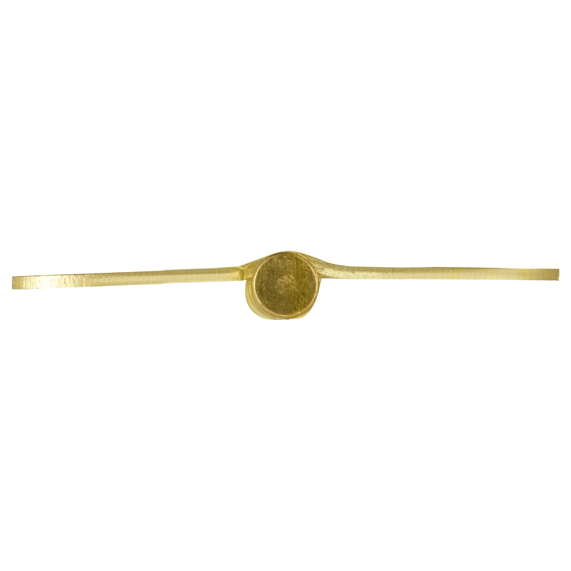 Door Hinges for Interior Doors 12-Pack 3.5-inch x 3.5-inch – Rounded 5/8-inch Radius Steel Door Hinge – Satin Brass – Fits Standard Doors – Design House 189795
