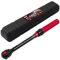 3/8-Inch Torque Wrench, Dual-direction 10-45ft.lb/13.6-61Nm, 72-Tooth Dual Range Scales Torque Wrench with Quick Release Reversible Head for Bike/Bicycle