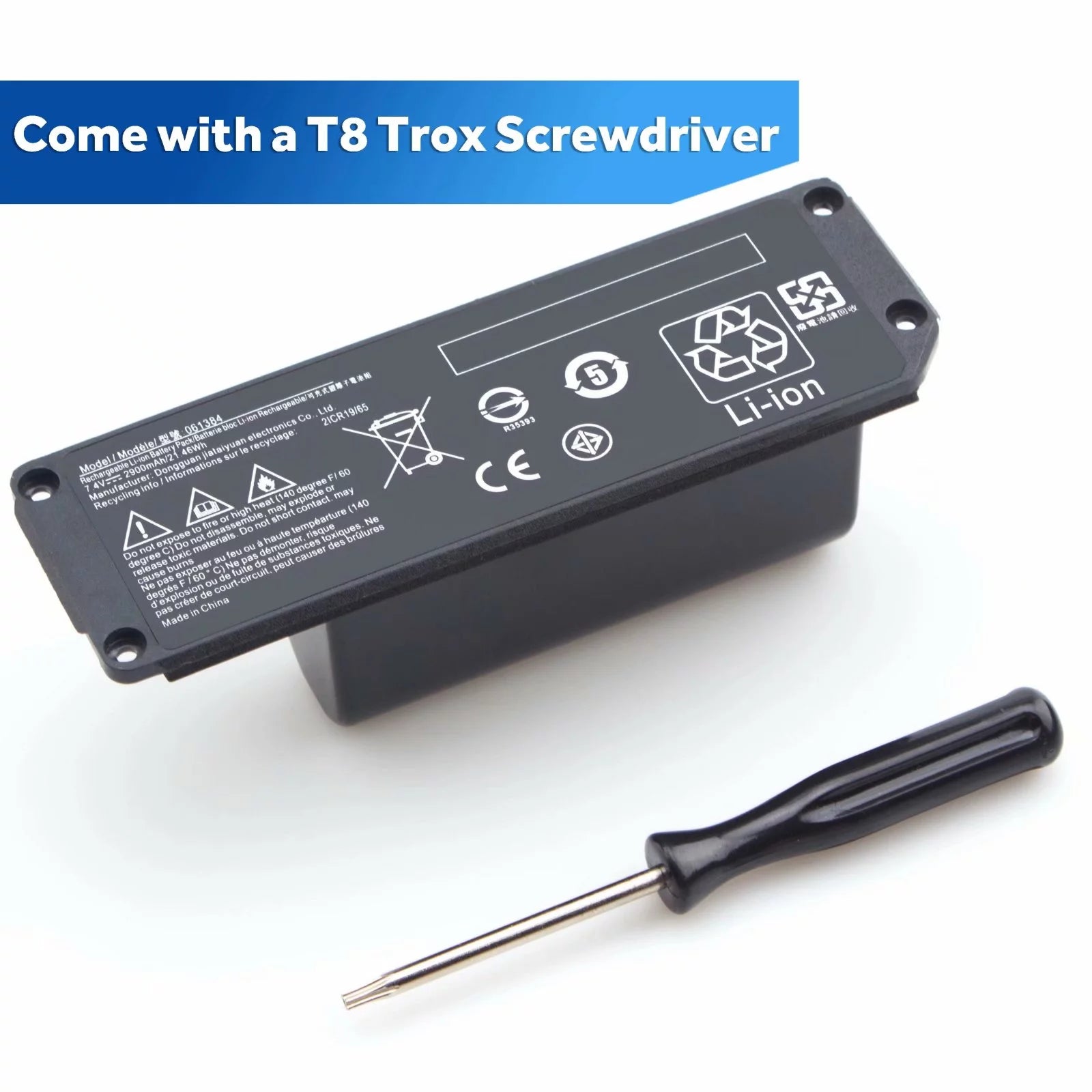 061385 Battery 061384 061386 063287 7.4V 2900mAh Replacement for Boses Soundlink Mini one / Boses SoundLink Mini Bluetooth Speaker one/ Boses SoundLink Mini Bluetooth Speaker I/ Boses Mini I
