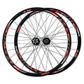 700C Road Bike Wheelset Cyclocross Road Disc Brake Wheel V/C Brake Double Wall Quick Release 7 8 9 10 11 Speed Freewheel 24 Holes 1700g