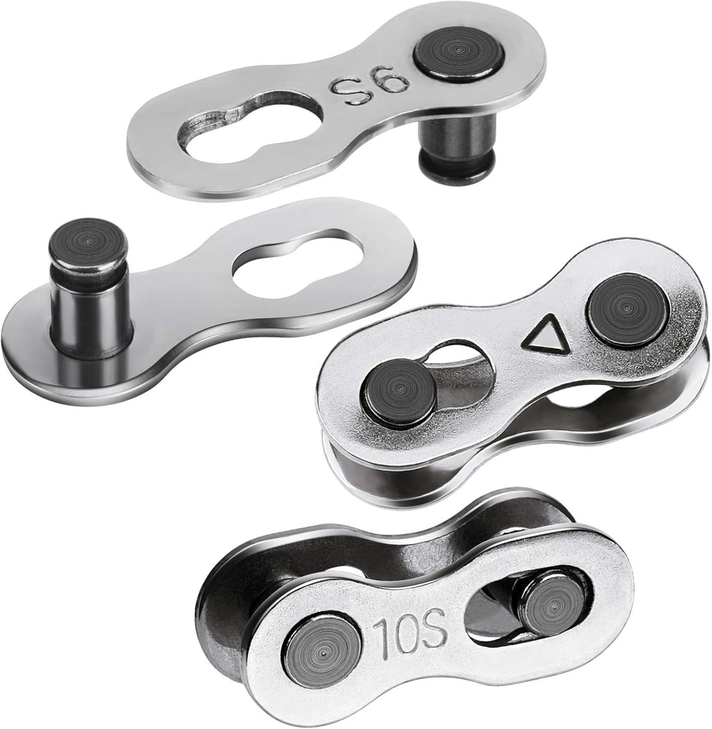 Bike Repair Chain Tool Set, Bike Chain Tool+ Chain Checker+ Bike Link Plier +3 Pairs Bicycle Missing Link for 7 8 9 10 Speed Chain