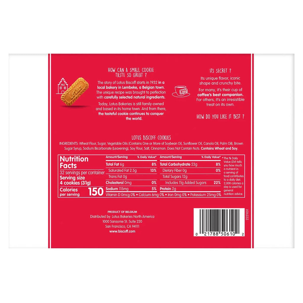 2 Pack| Lotus Biscoff Cookies, 8.8 oz, 4 Count