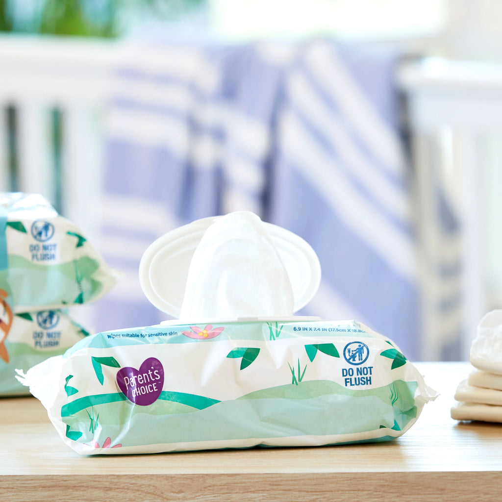 (4 pack) Parent's Choice Fragrance Free Baby Wipes, 80 Count (Select for More Options)