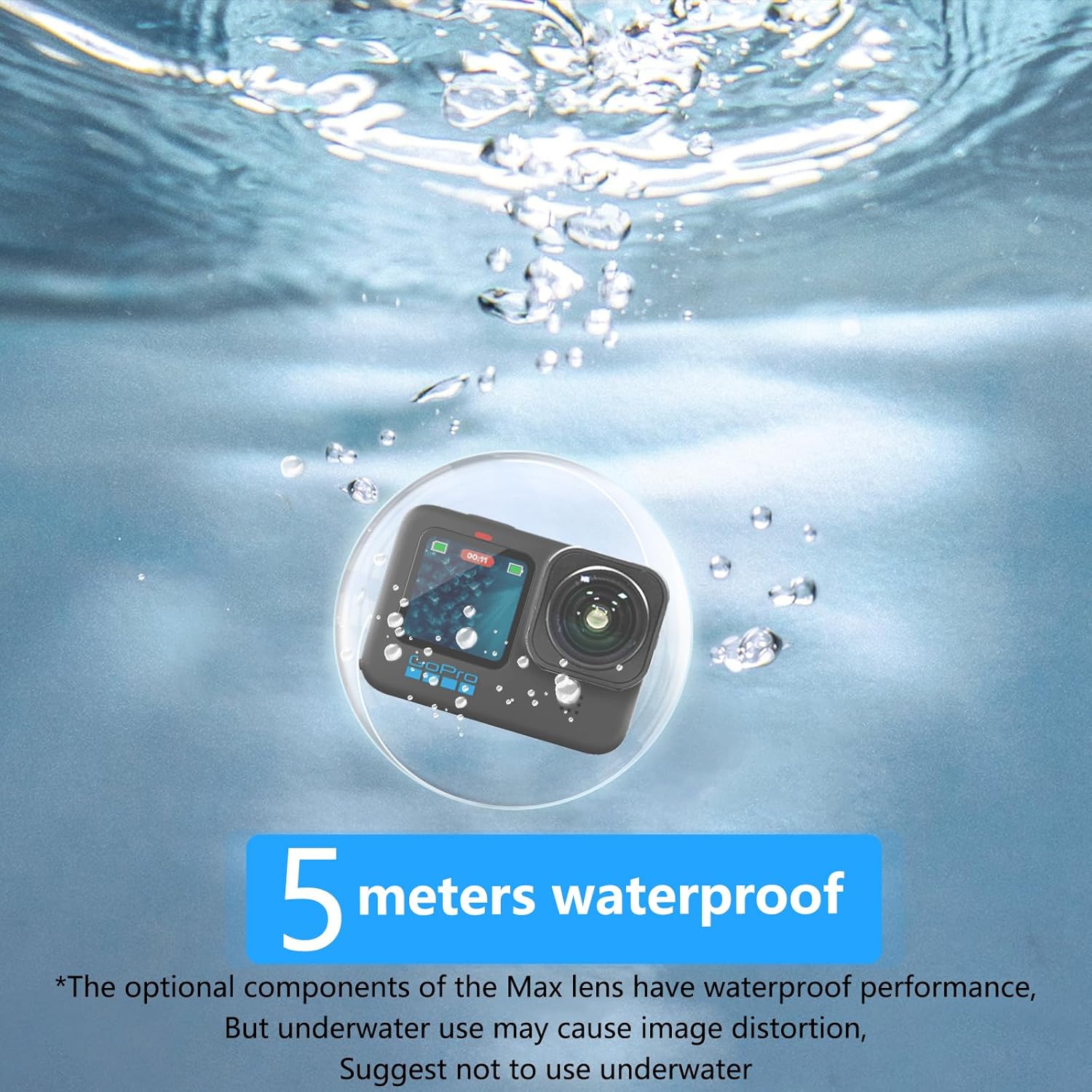 Max Lens mod Compatible with GoPro HERO9/10/11/12 Black -
