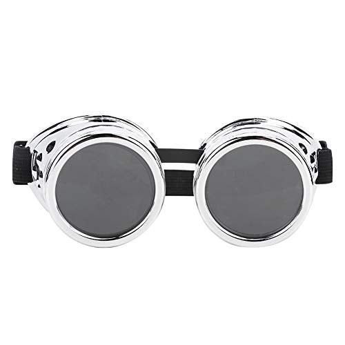 SPYMINNPOO Steampunk Goggles,ABS Vintage Style Steampunk Goggles Double Layer Sunglasses for Party Prop Decor