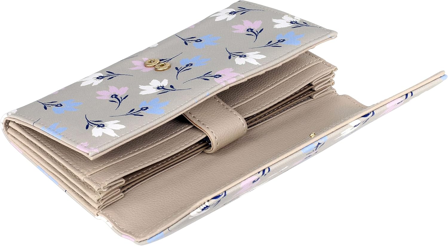 Julia Buxton Trudy Bianca Trifold Wallet