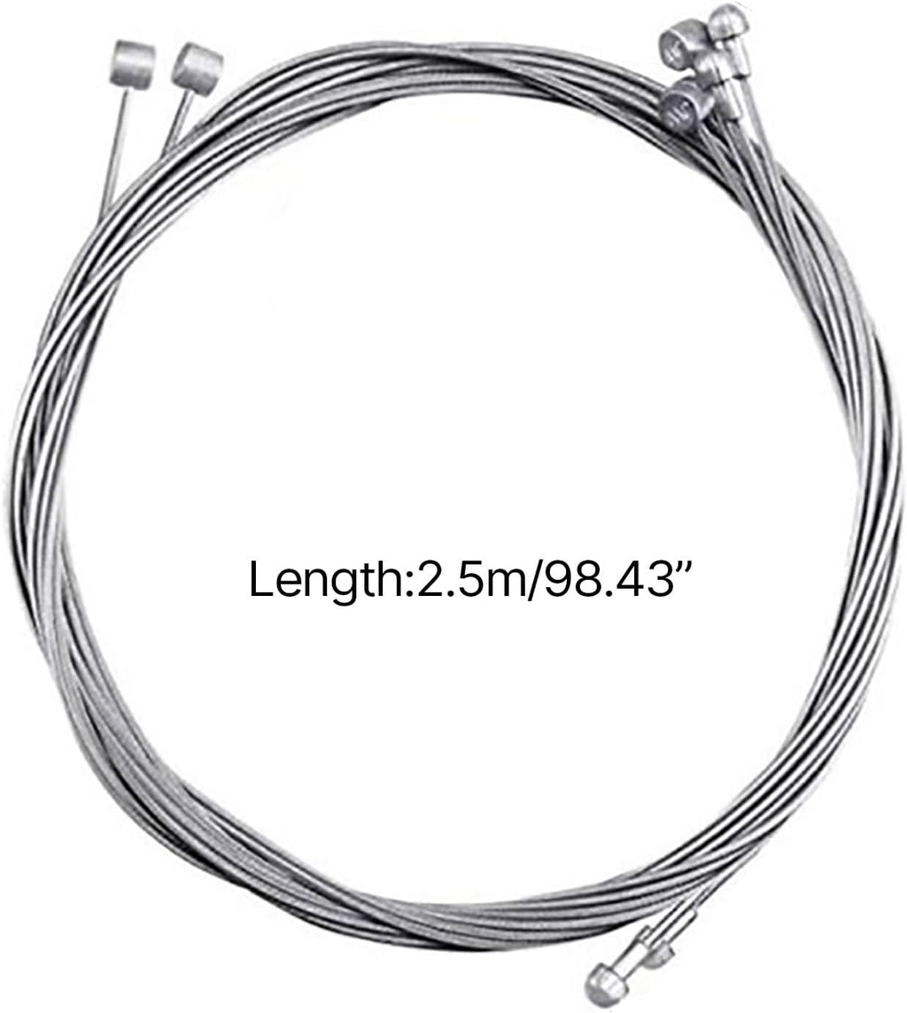 Bicycle Brake,Bike Accessories, Gear Cable Set, Gear Cable Rear Gear Cable Shifts Cable Set with Front Rear Part