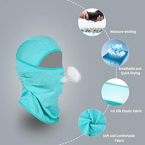 Achiou Balaclava Face Mask, Ski Mask for Men Women Football, Lightweight Sheisty Mask, Ninja Shiesty Sun Hood UV Protection