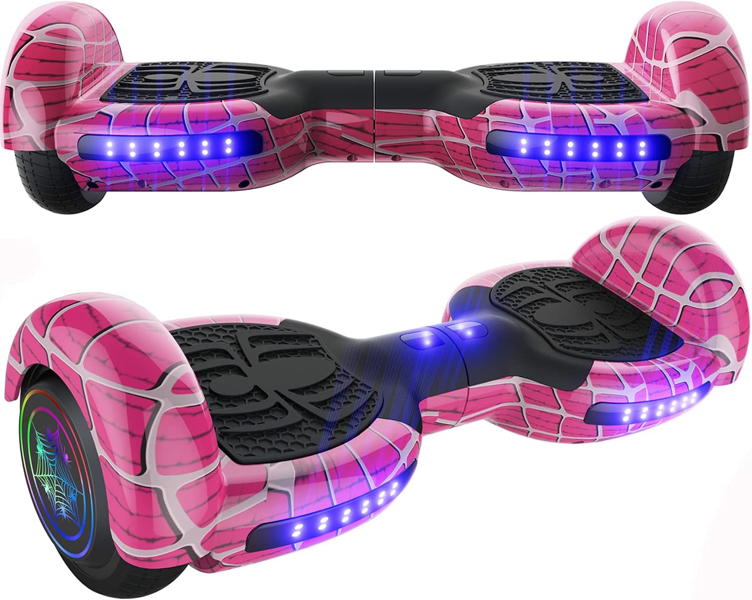Emaxusa Hoverboard Self Balancing Scooter 6.5" Two-Wheel Hoverboards with Bluetooth Speaker and LED Lights Electric Scooter for Kids and Adult, UL Safety Certified