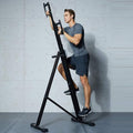 Stepper Vertical Climber, Climbing Machine Home Gyms Fitness Equipment - Pedal Machine Adjustable Height Anti-Slip Desig with Monitor Efficency