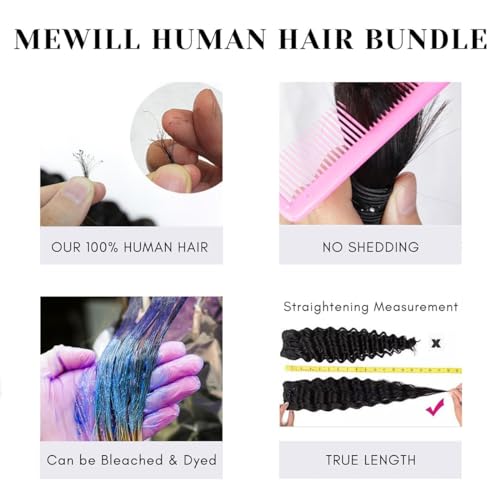 Braiding human hair water