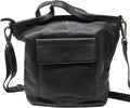 Latico Leathers Bianca Leather Tote Bag for Women (Black) - Made From 100% Authentic Leather Handcrafted by Artisans - Top Handle Crossbody Bag Versatile Women Purses and Handbags for Work & School