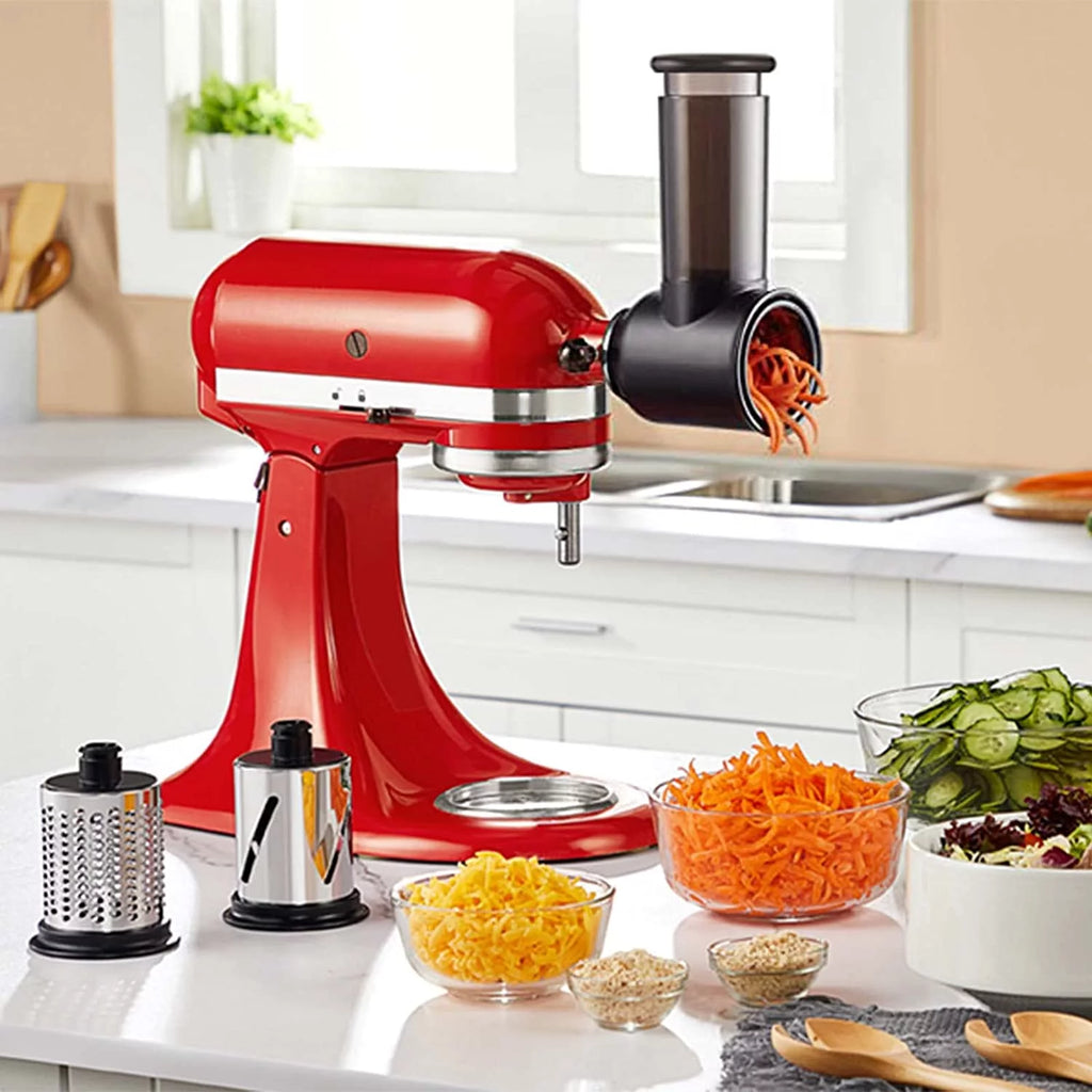 InnoMoon Meat Grinder & Slicer Shredder Attachments for KitchenAid Stand Mixers