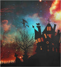 Coolnut Halloween Witch Castle Dishwasher Magnet Cover,Reusable Fridge Panel Decal with Magnetic Stickers for Kitchen Appliance Home Decor, 23"x 26"
