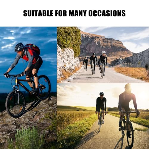 BINTING Mountain Bike Handlebar Aluminum Alloy Mountain Bike Handlebars 31.8mm Bars Bicycle Parts Universal Fits Bikes for Downhill Cycling Racing Ergonomic 15mm Rise